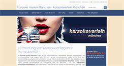 Desktop Screenshot of karaoke-verleih-muenchen.de